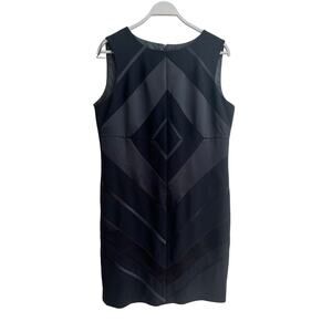 Studio I Black Sleeveless Knee Length Sheath Dress Women’s Size: 16 (XL)